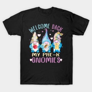 Welcome back My Pre-K Gnomes  back to school.. T-Shirt